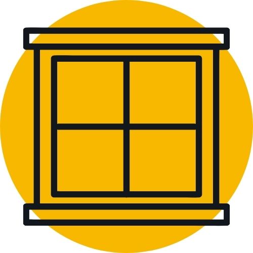 Icona trattamenti semitrasparenti